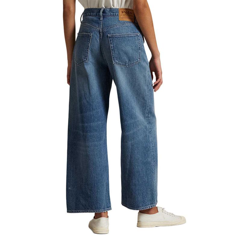 Polo Ralph Lauren High Rise Wide Leg Crop Jean image number 1